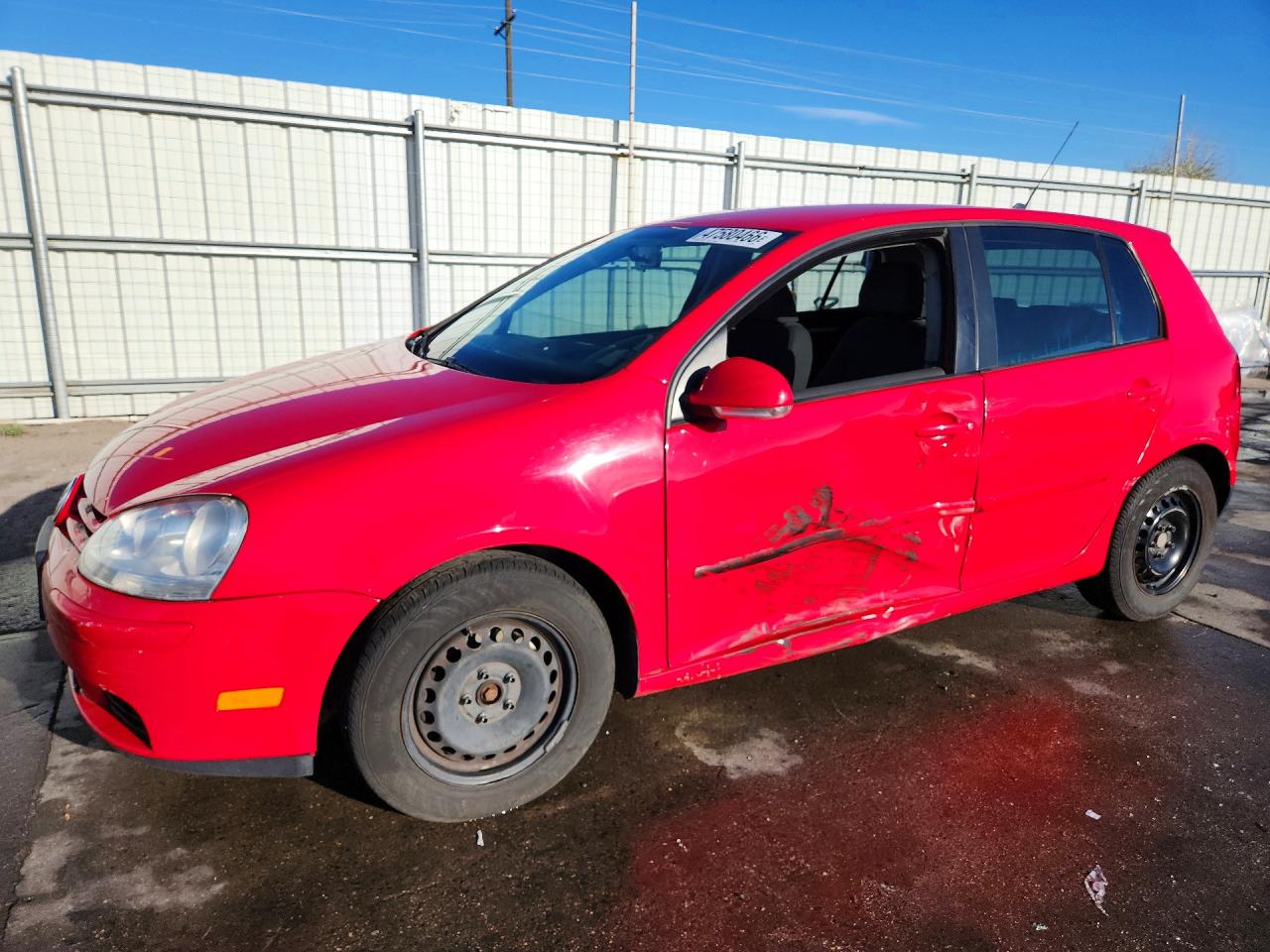 2008 Volkswagen Rabbit VIN WVWDA71K98W199629 photo 1