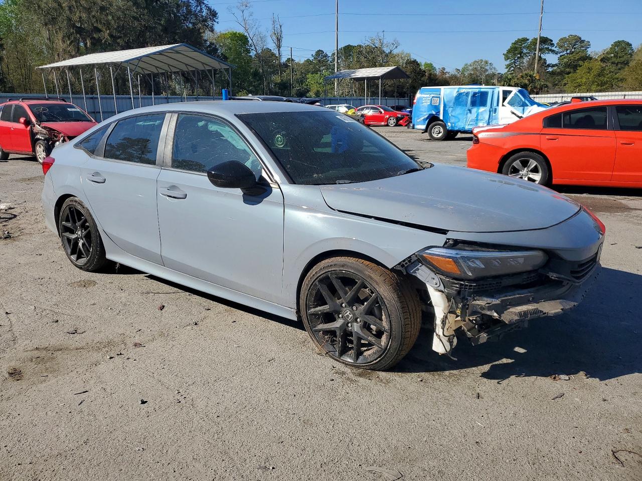 2022 Civic VIN 2HGFE2F55NH547909 photo 4