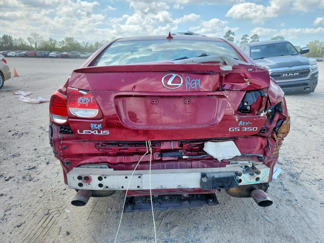 2008 Lexus Gs VIN JTHBE96S580032671 photo 6