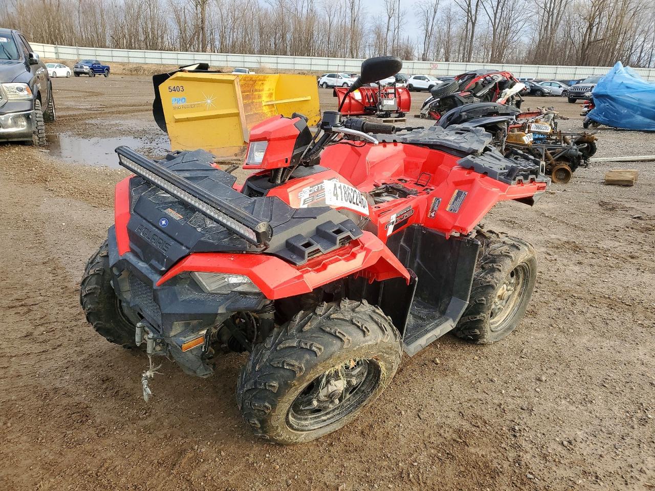 2018 Polaris Atv VIN 4XASXA856JB137256 photo 2
