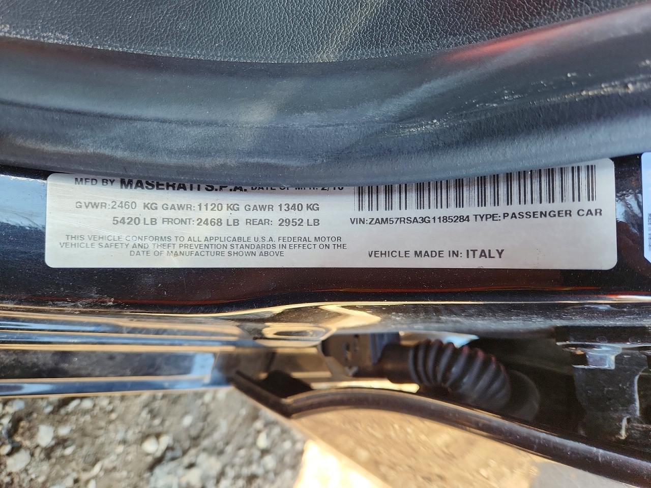 2016 Maserati All other VIN ZAM57RSA3G1185284 photo 12