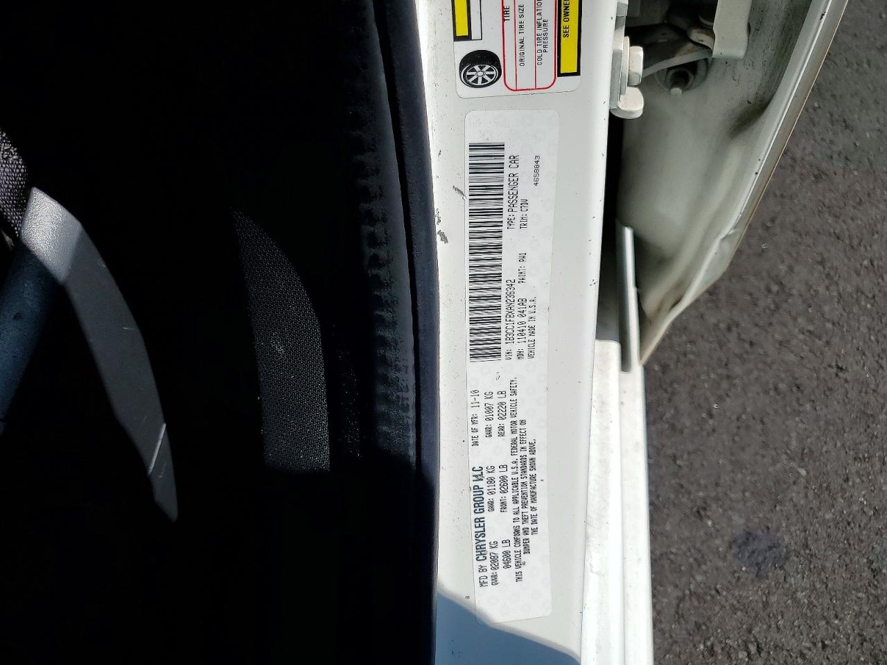 2010 Dodge Avenger VIN 1B3CC1FBXAN236342 photo 12