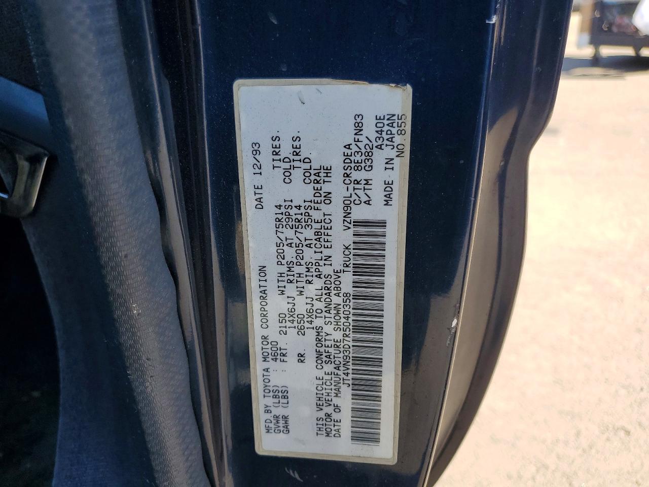 1994 TOYOTA All other VIN JT4VN93D7R5040358 photo 12