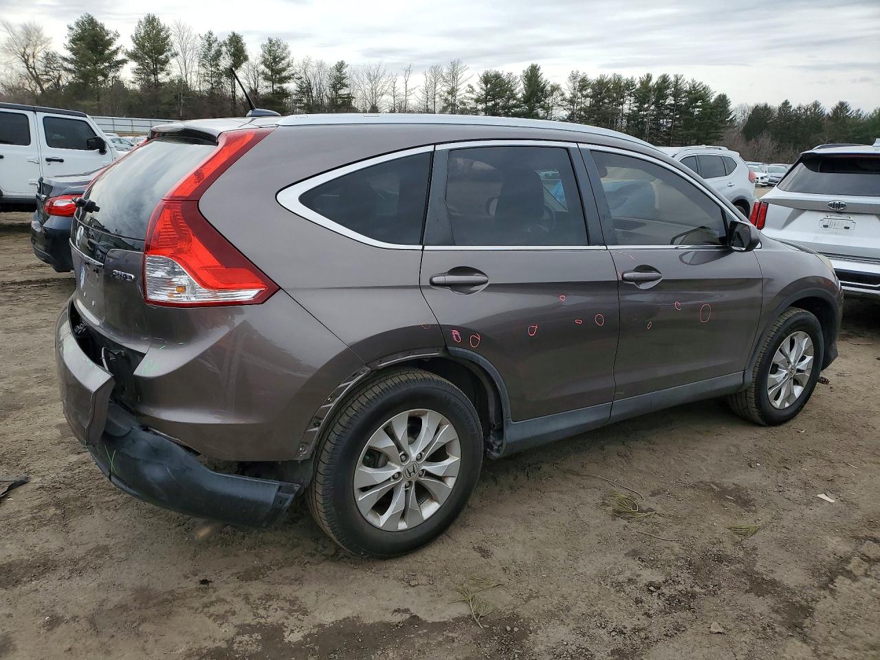 2014 Honda Crv VIN 2HKRM4H70EH664992 photo 3