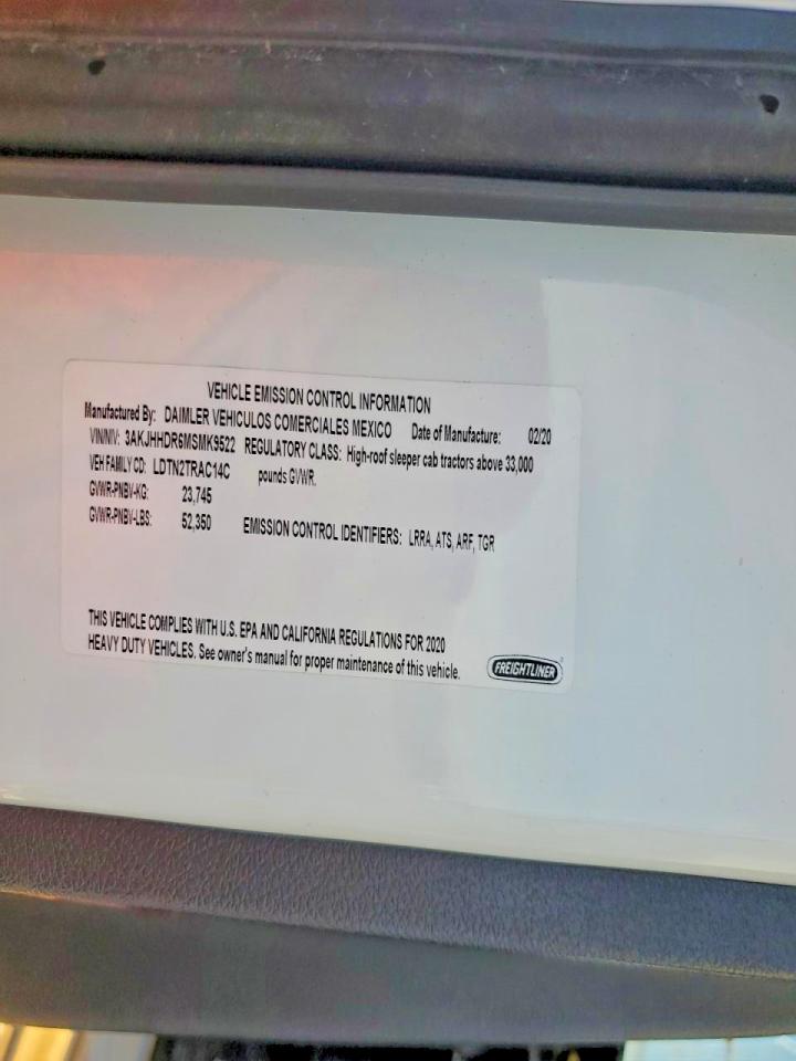2021 FREIGHTLINER All other VIN 3AKJHHDR6MSMK9522 photo 10