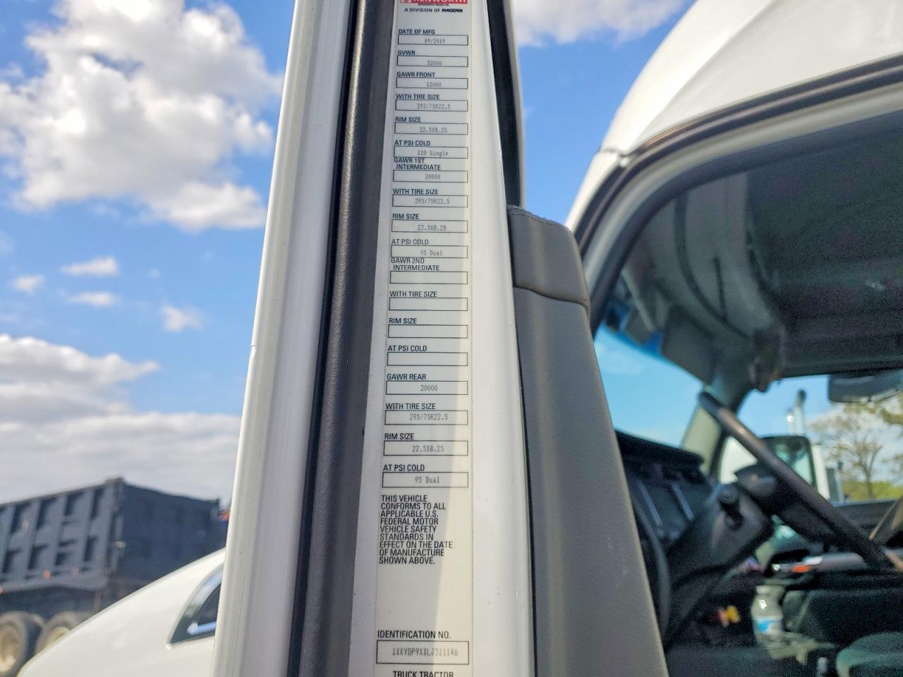2020 KENWORTH All other VIN 1XKYDP9XXLJ311146 photo 10