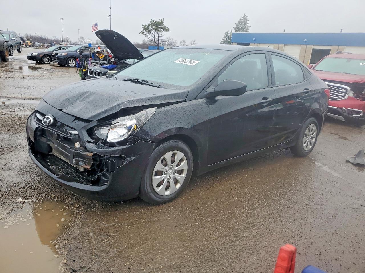 2015 Hyundai Accent VIN KMHCT4AE5FU853786 photo 1
