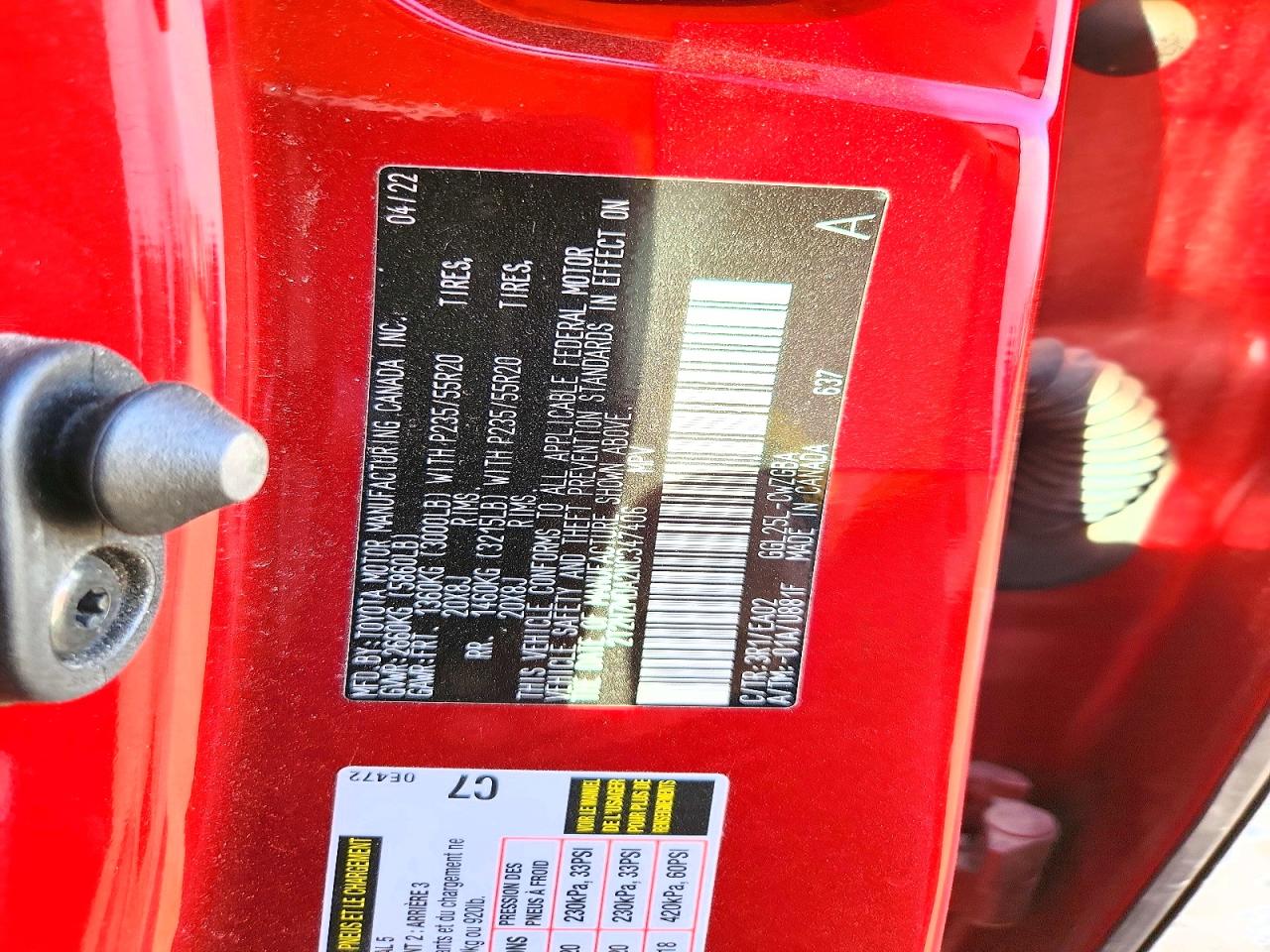 2022 Rx350 VIN 2T2HZMDA2NC347406 photo 12