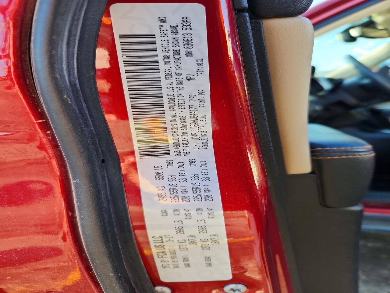 2017 Jeep Grand cher VIN 1C4PJLDS0HW644177 photo 12