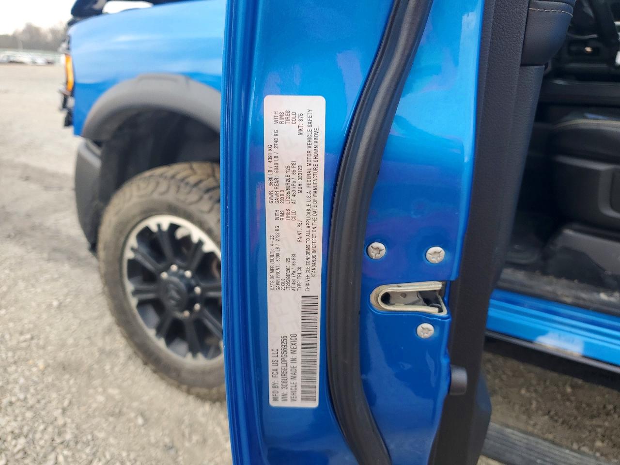 2023 RAM 2500 VIN 3C6UR5EL0PG569256 photo 12