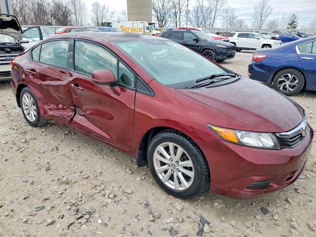2012 Honda Civic VIN 19XFB2F96CE030590 photo 4