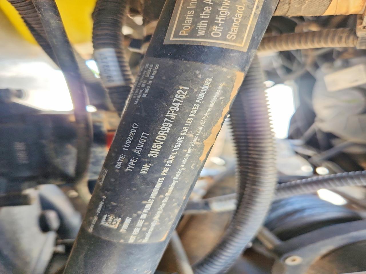 2018 Polaris Rzr VIN 3NSVDR997JF947621 photo 10