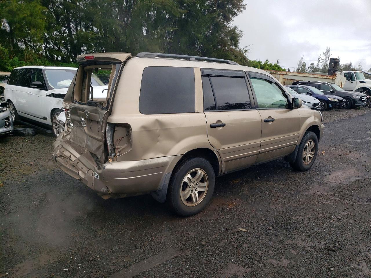 2004 Honda Pilot VIN 2HKYF18504H508548 photo 3