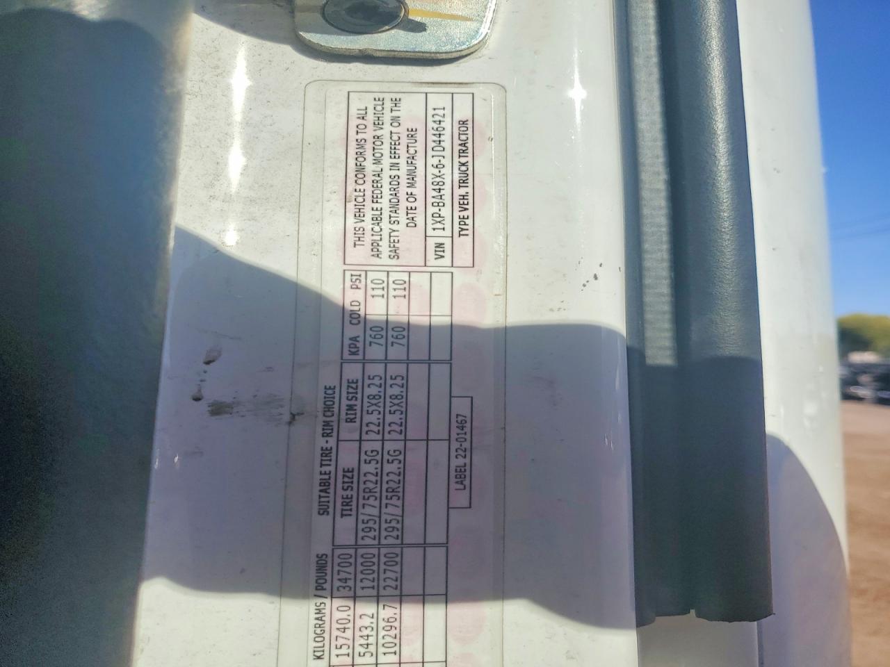 2018 PETERBILT All other VIN 1XPBA48X6JD446421 photo 10