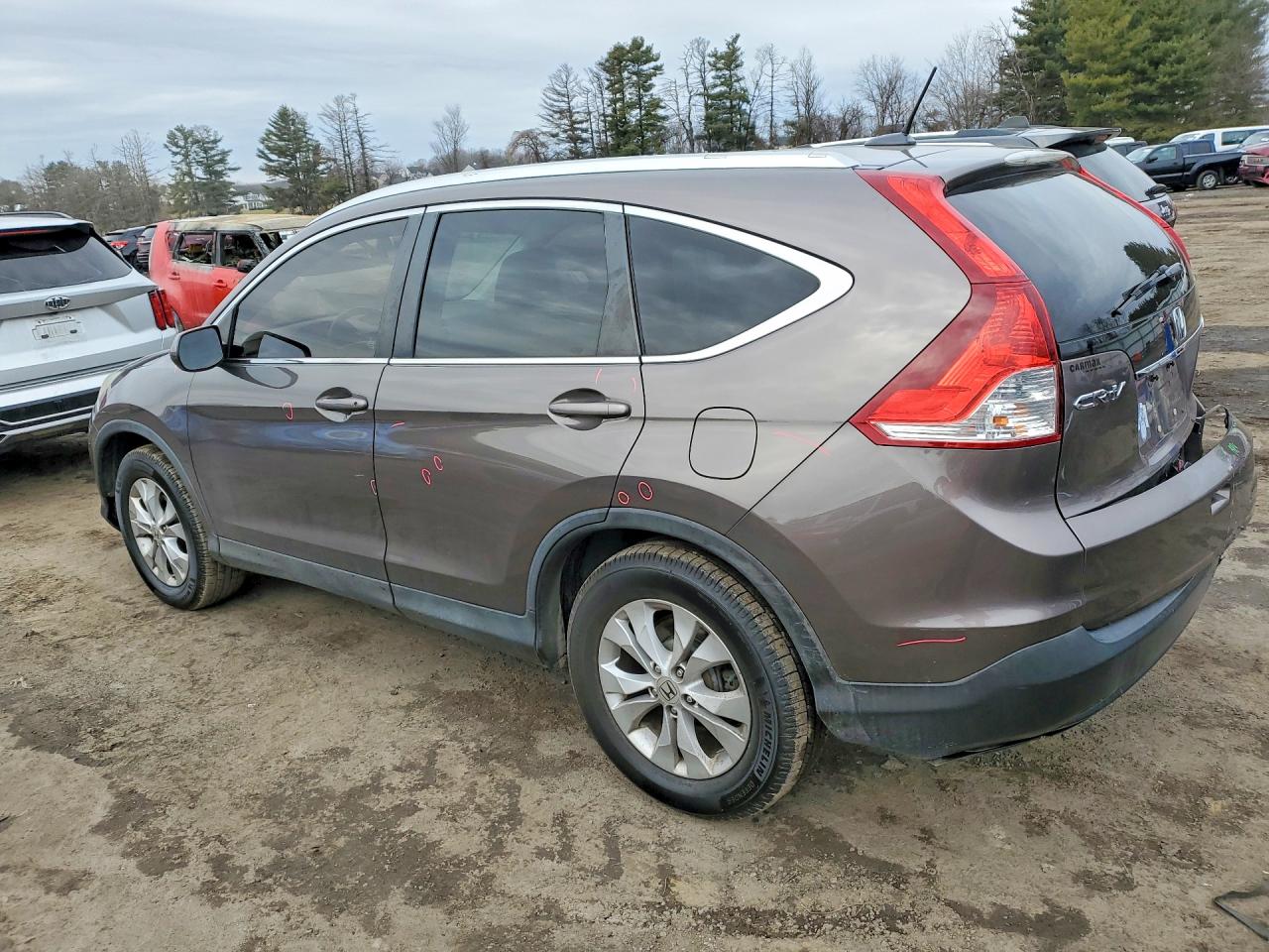 2014 Honda Crv VIN 2HKRM4H70EH664992 photo 2