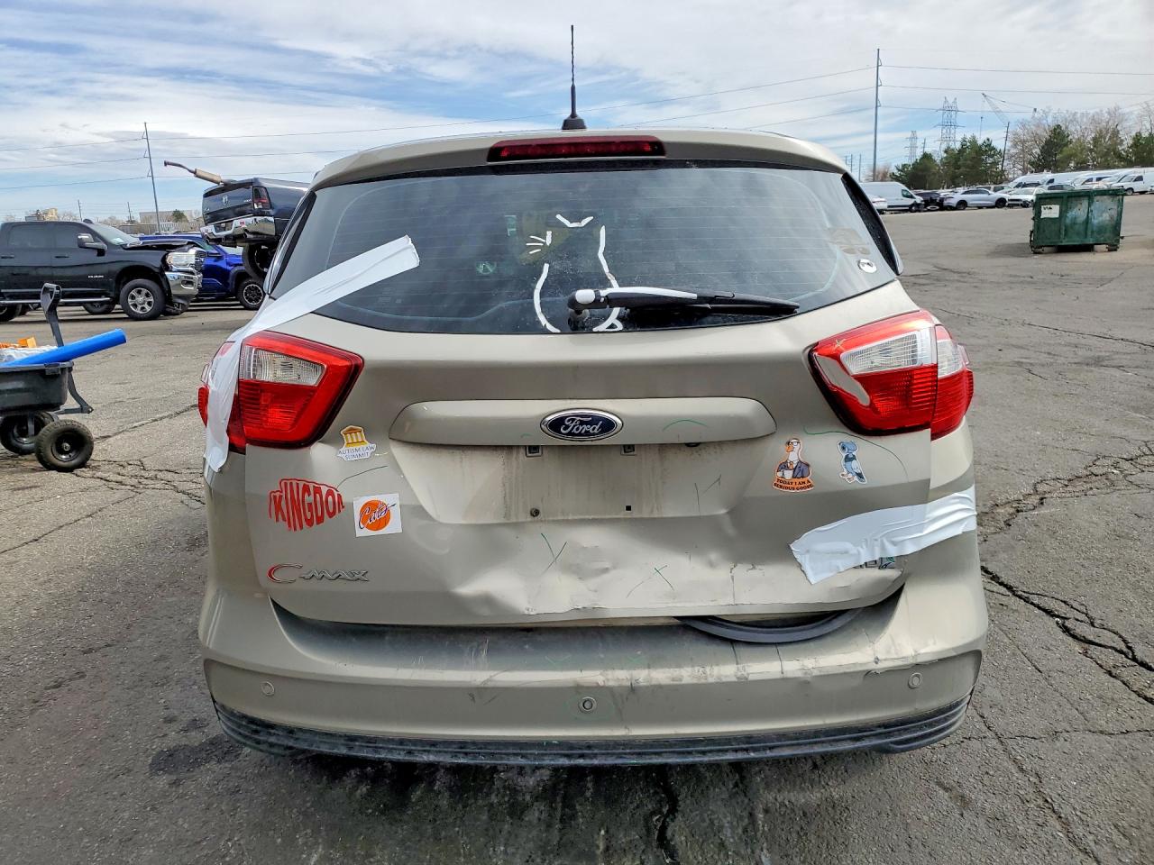 2015 Ford Cmax VIN 1FADP5BU6FL116231 photo 6