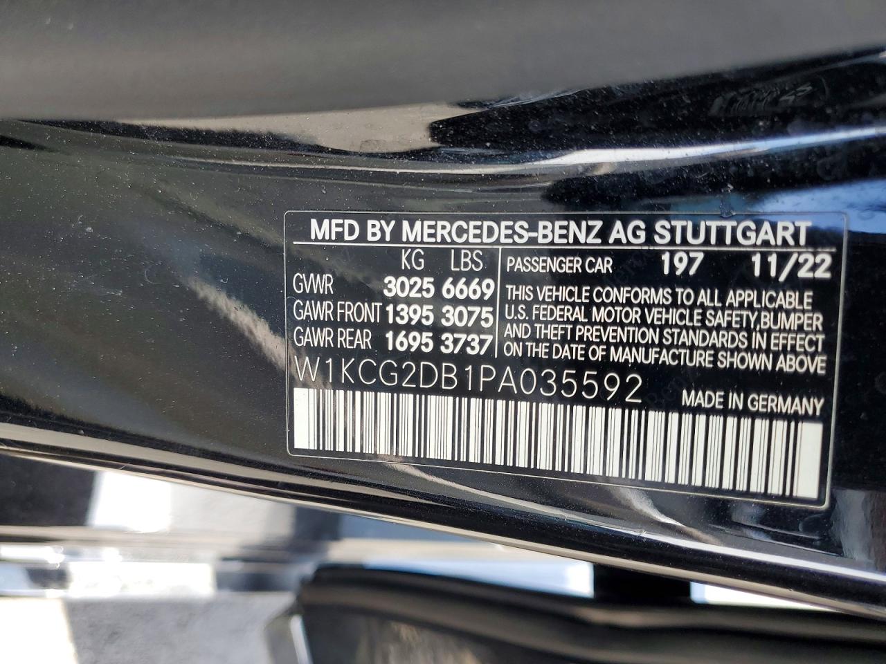 2023 Mercedes-Benz All other VIN W1KCG2DB1PA035592 photo 12