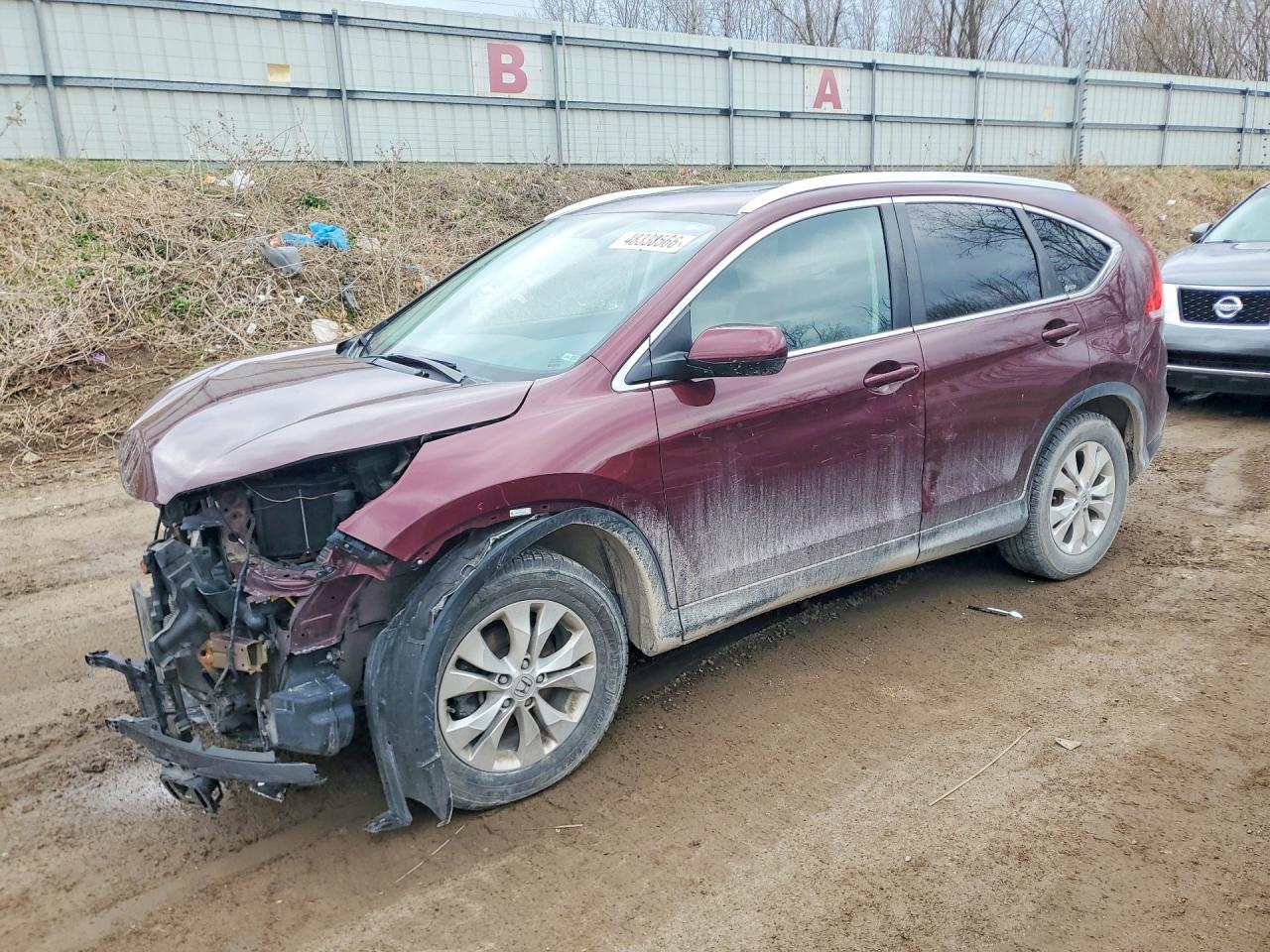 2012 Honda Crv VIN 5J6RM4H74CL028921 photo 1