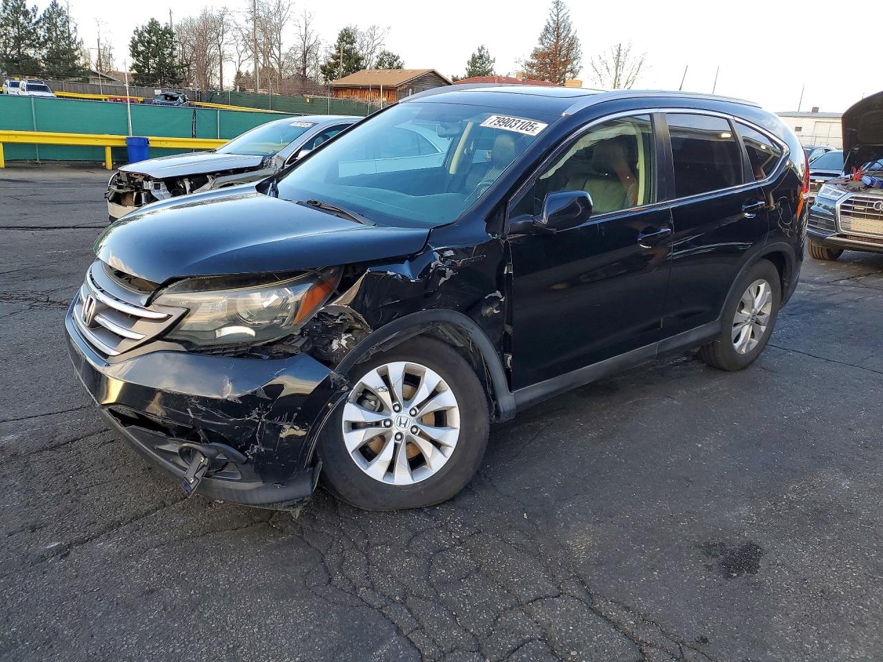 2012 Honda Crv VIN 2HKRM3H77CH506947 photo 1