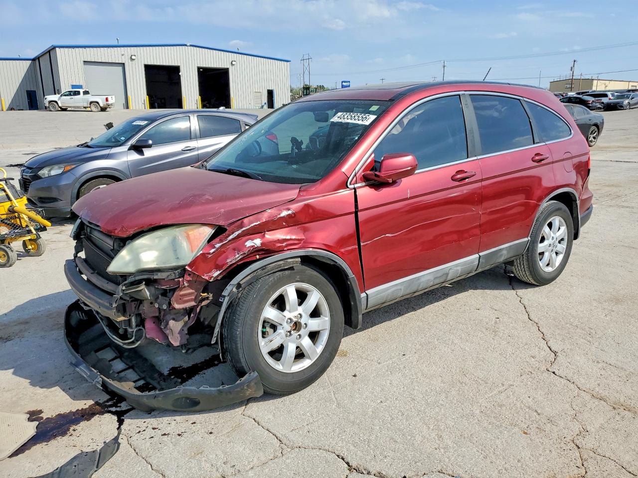 2008 Honda Crv VIN 5J6RE387X8L010602 photo 1