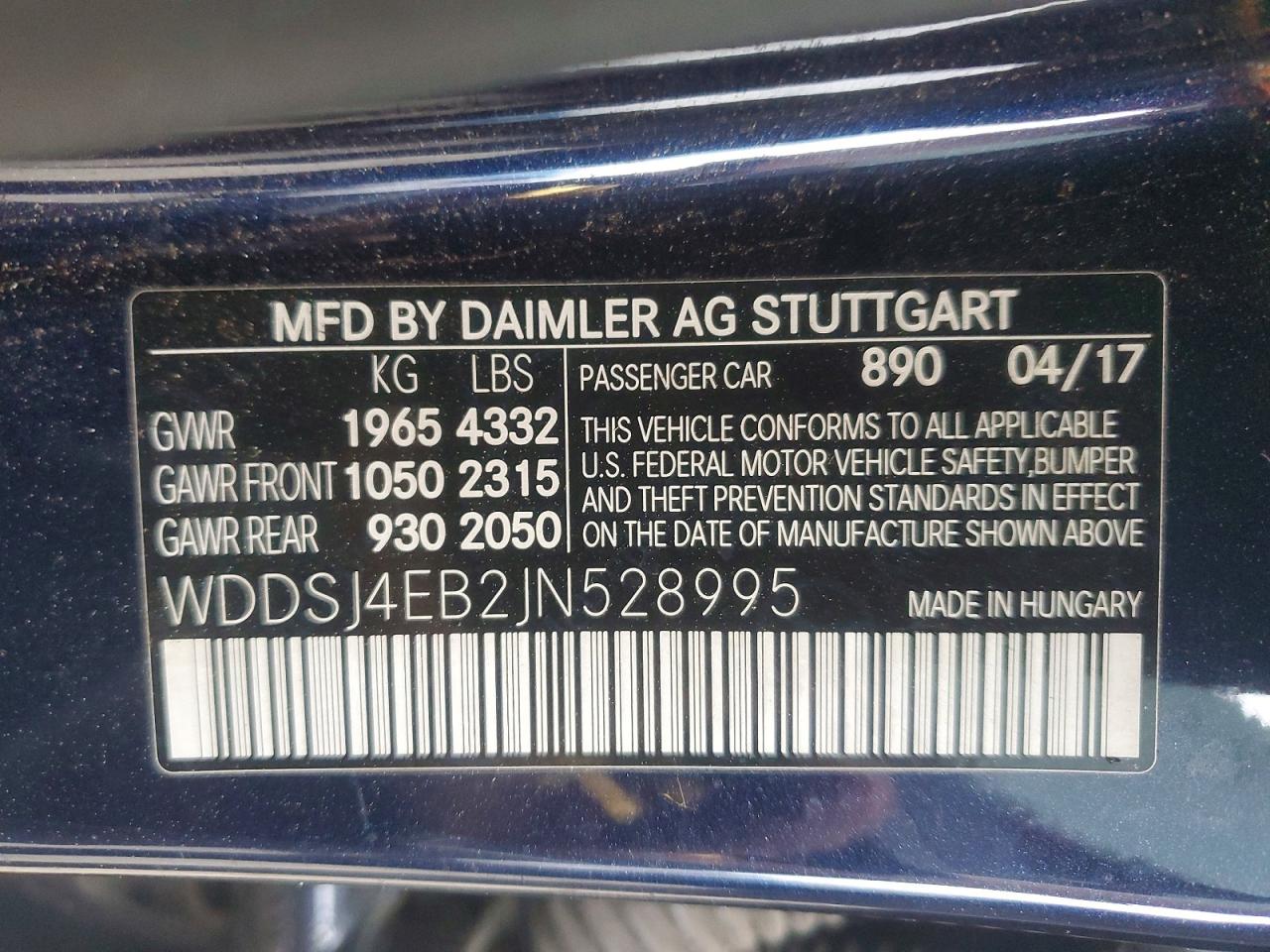 2018 Mercedes-Benz Cla-class VIN WDDSJ4EB2JN528995 photo 12