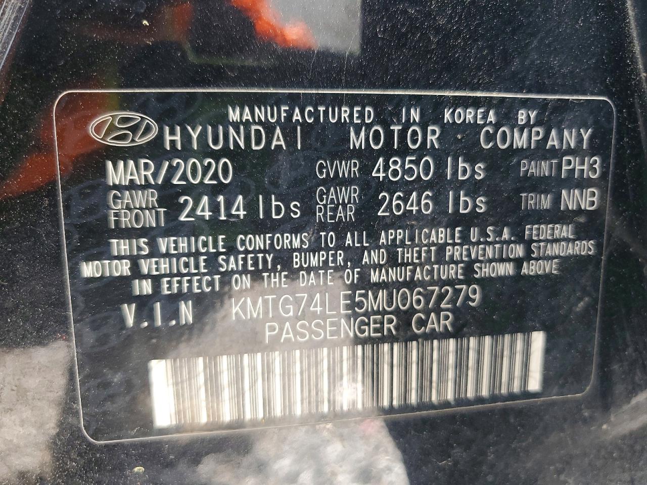 2021 Genesis G70 VIN KMTG74LE5MU067279 photo 12