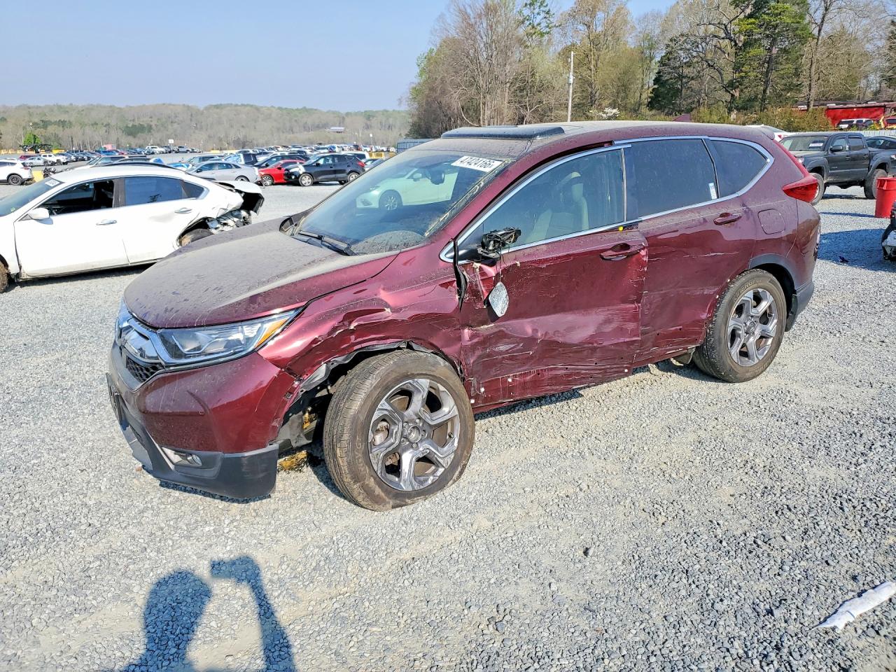 2019 Honda Crv VIN 2HKRW1H8XKH504678 photo 1
