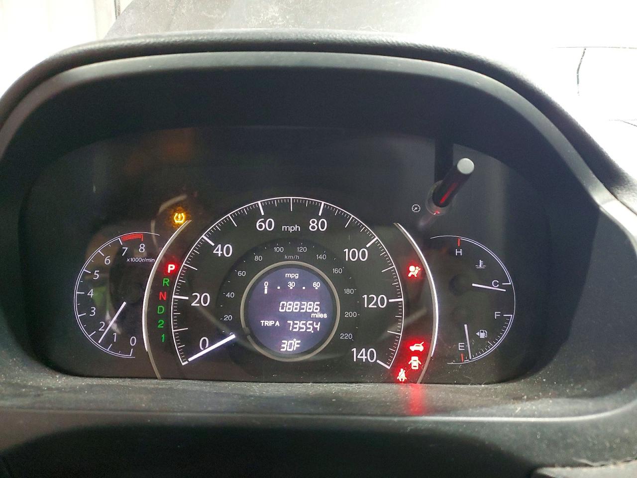 2012 Honda Crv VIN JHLRM4H55CC026392 photo 9
