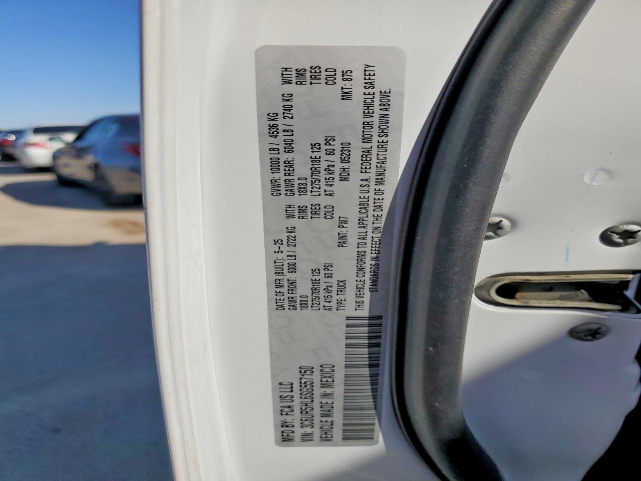 2025 RAM 2500 VIN 3C6UR5HL6SG557150 photo 12