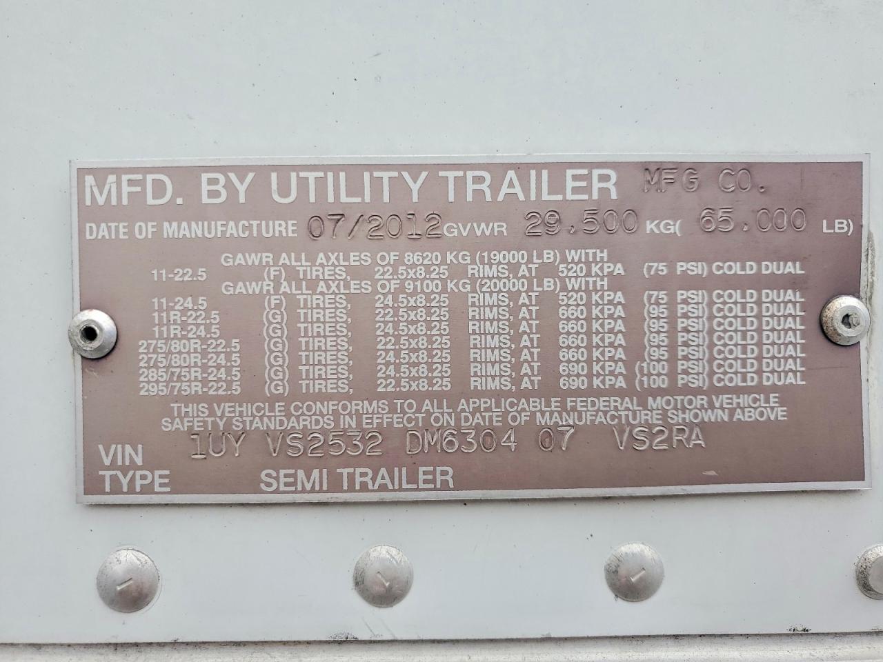 2023 UTILITY All models VIN 1UYVS2532DM630407 photo 10