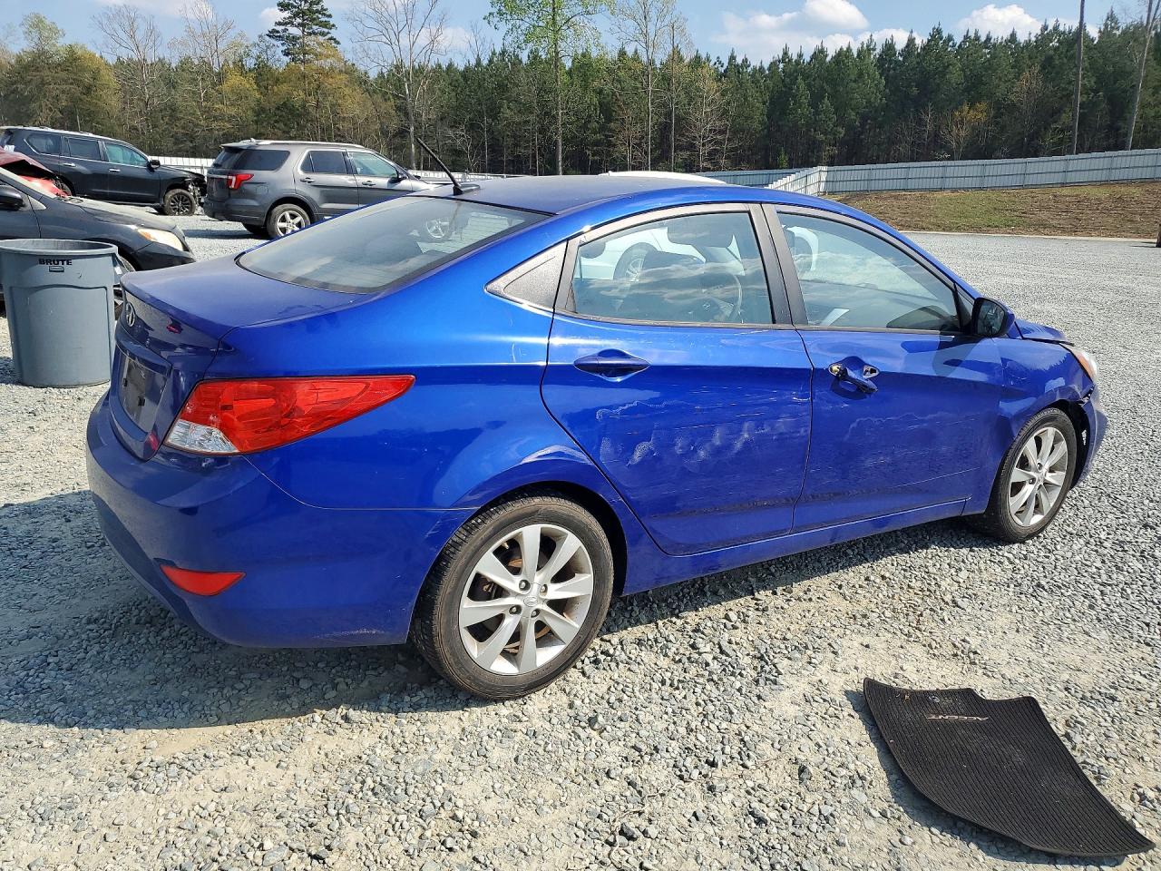 2013 Hyundai Accent VIN KMHCU4AEXDU461770 photo 3