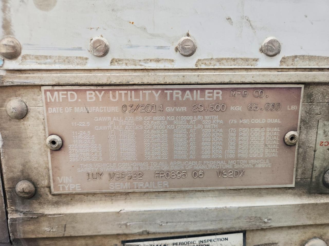 2015 UTILITY All models VIN 1UYVS2532FP089506 photo 10