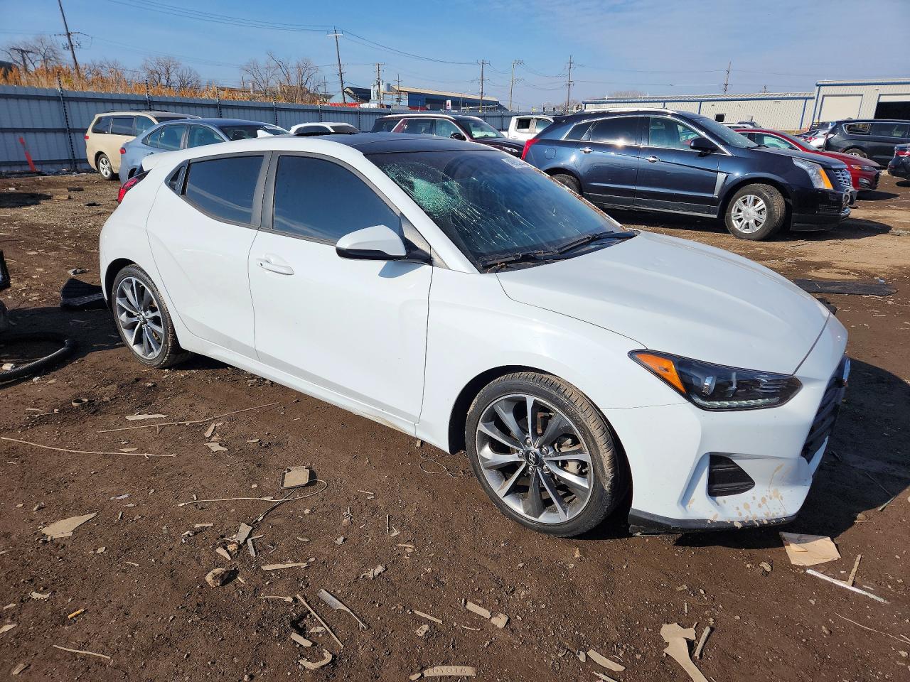 2019 HYUNDAI Veloster VIN KMHTG6AF6KU008545 photo 4