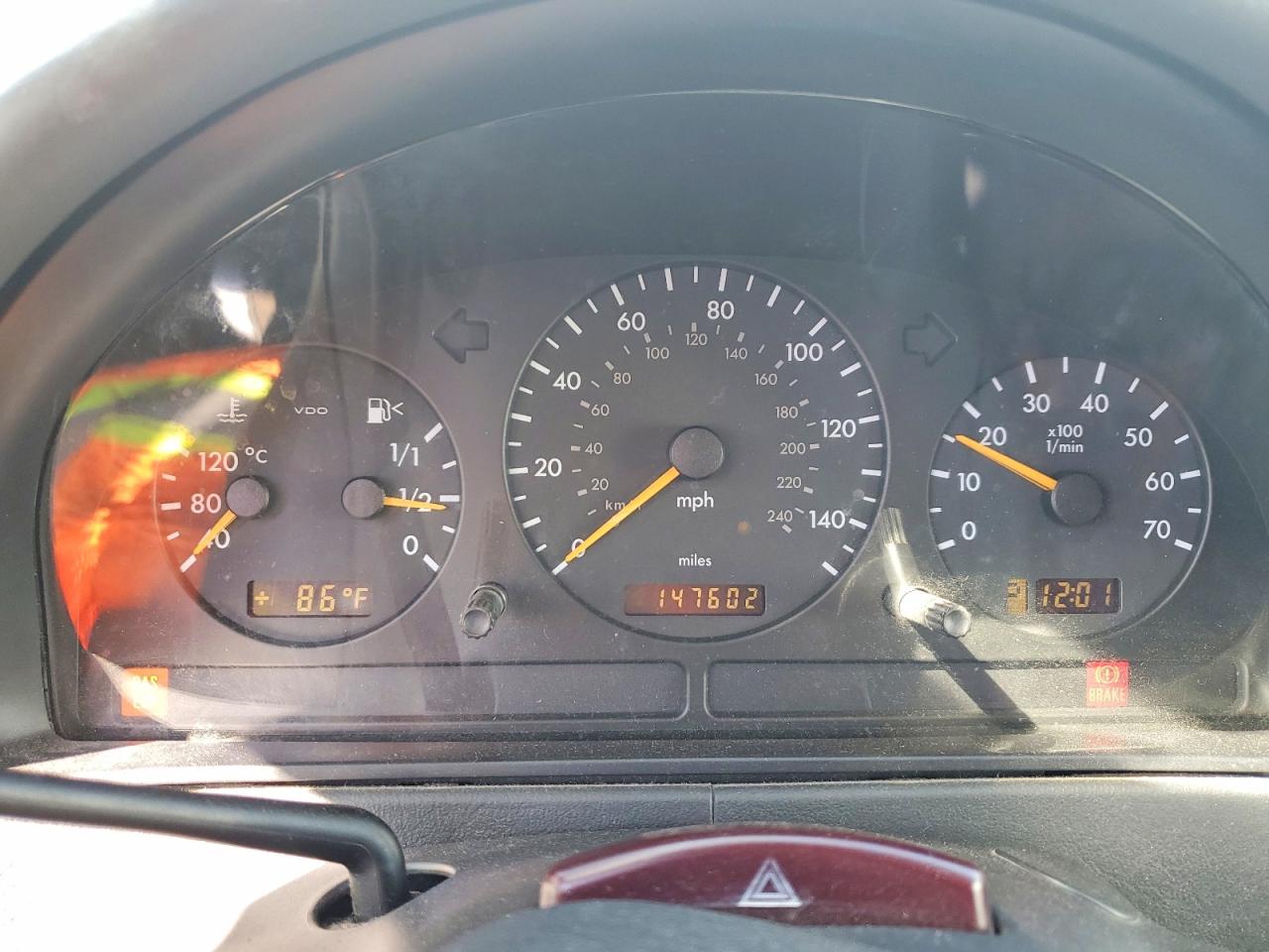 2002 Mercedes M-class VIN 4JGAB54E72A347691 photo 9