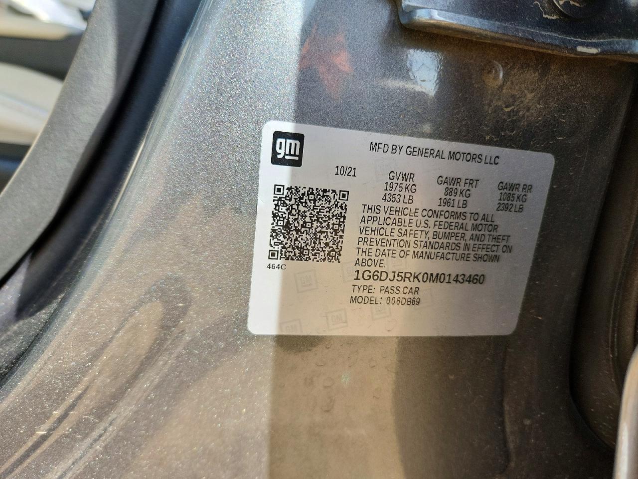 2021 Cadillac Ct4 VIN 1G6DJ5RK0M0143460 photo 12