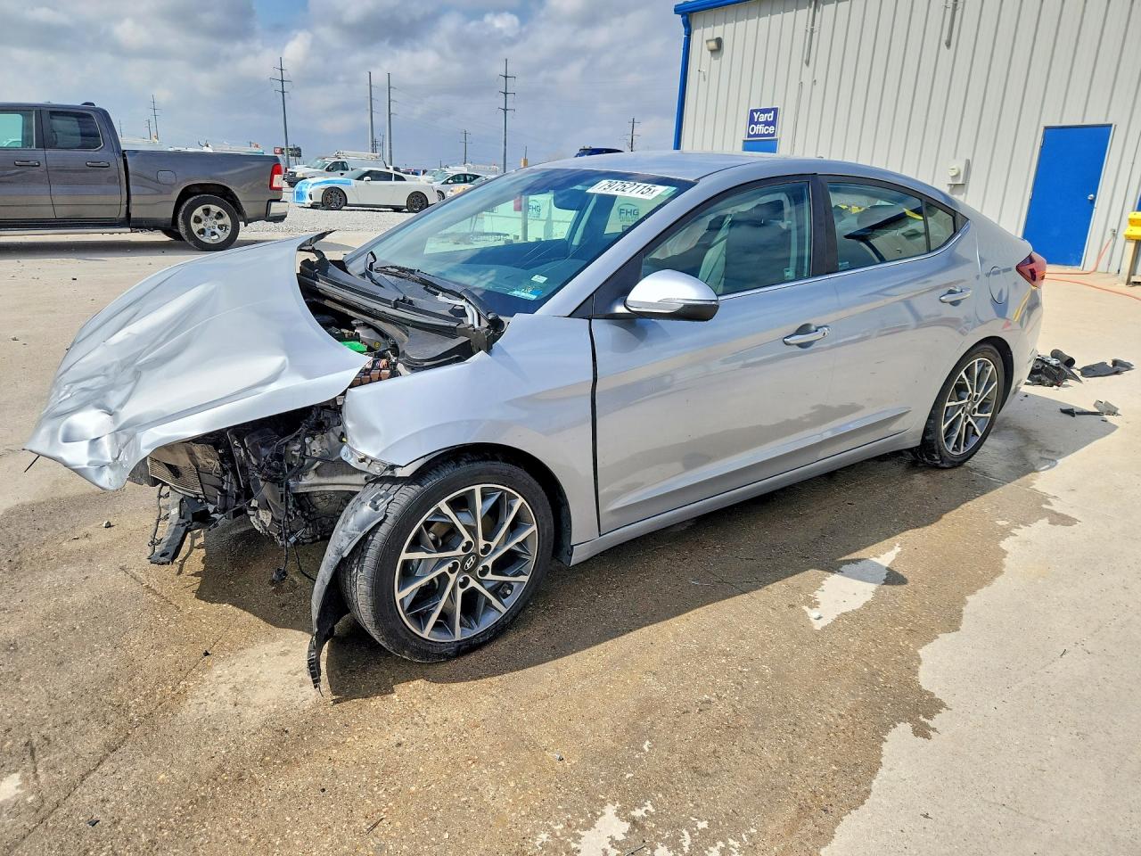 2020 Hyundai Elantra VIN KMHD84LF7LU933422 photo 1
