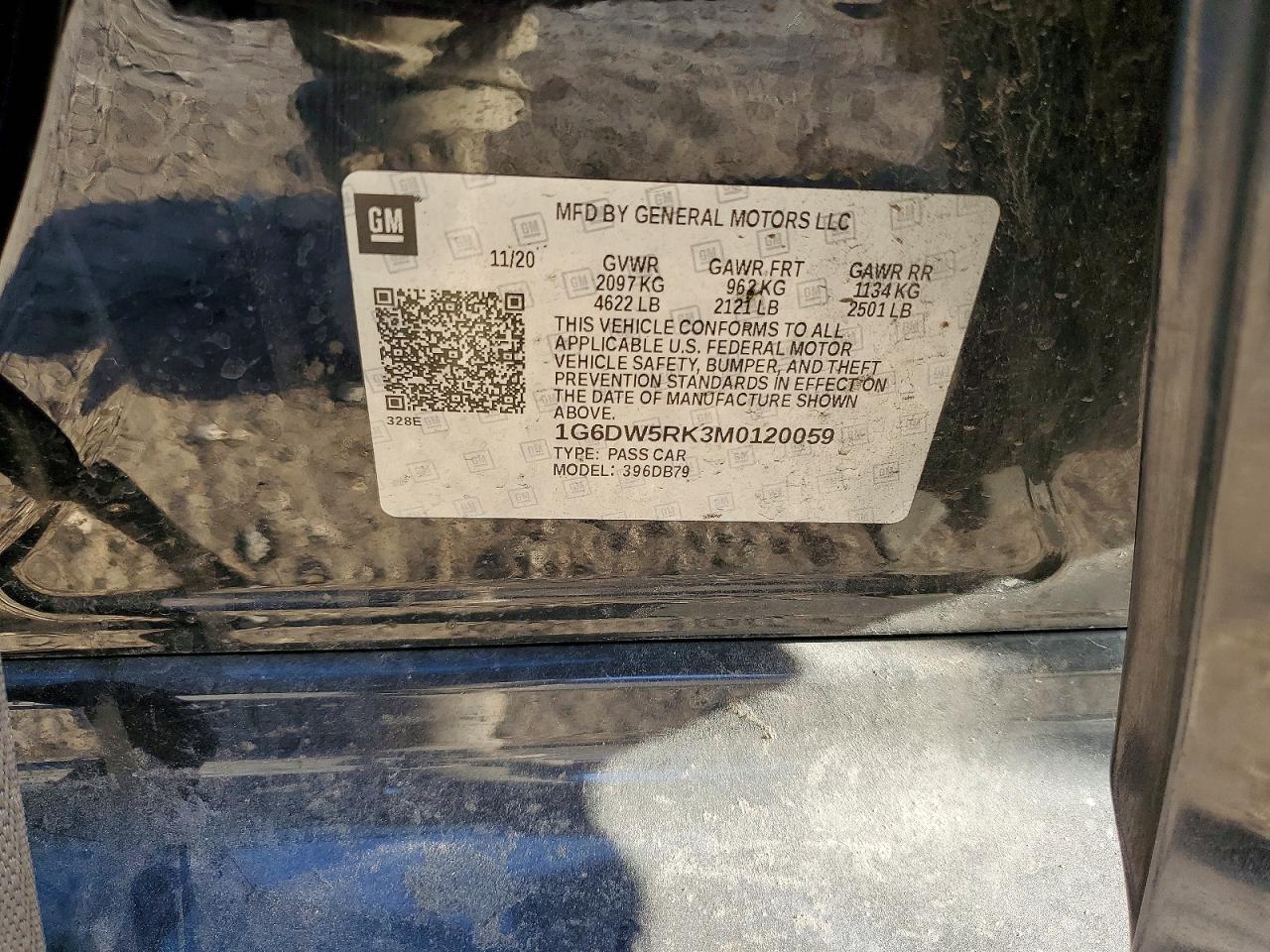 2021 Cadillac Ct5 VIN 1G6DW5RK3M0120059 photo 12