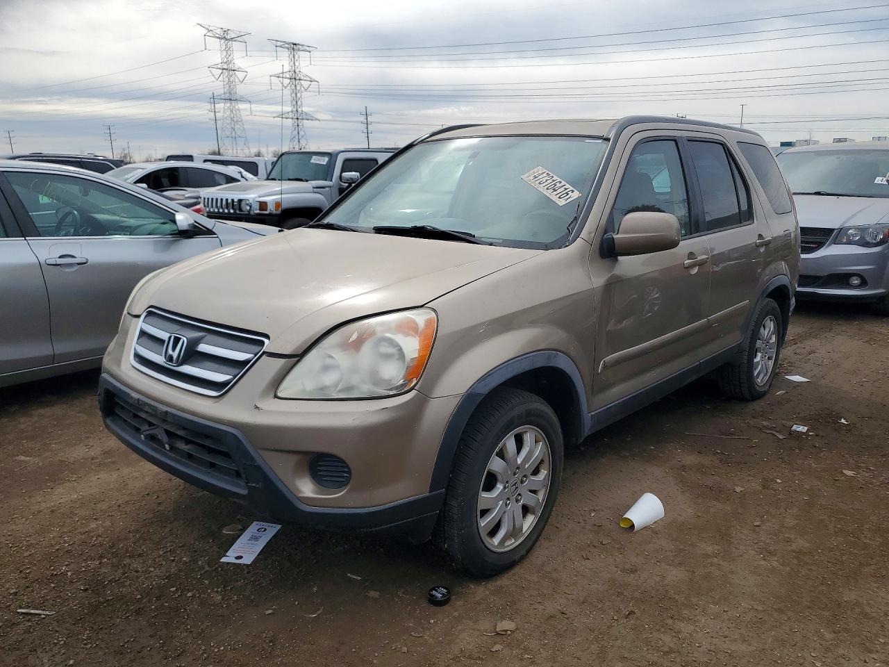 2006 Honda Crv VIN JHLRD78996C024413 photo 1