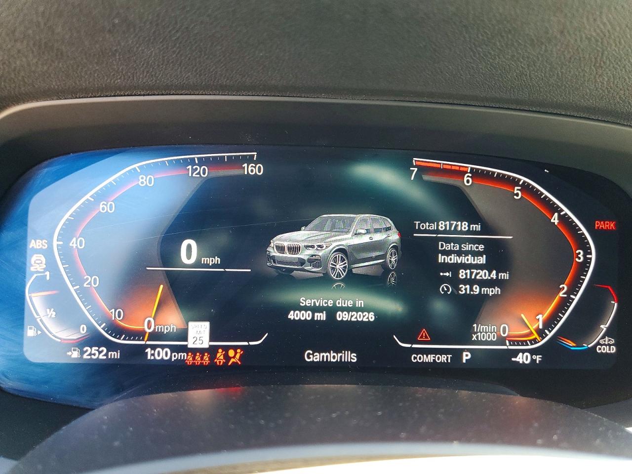 2019 BMW X5 VIN 5UXJU2C51KLN66955 photo 9