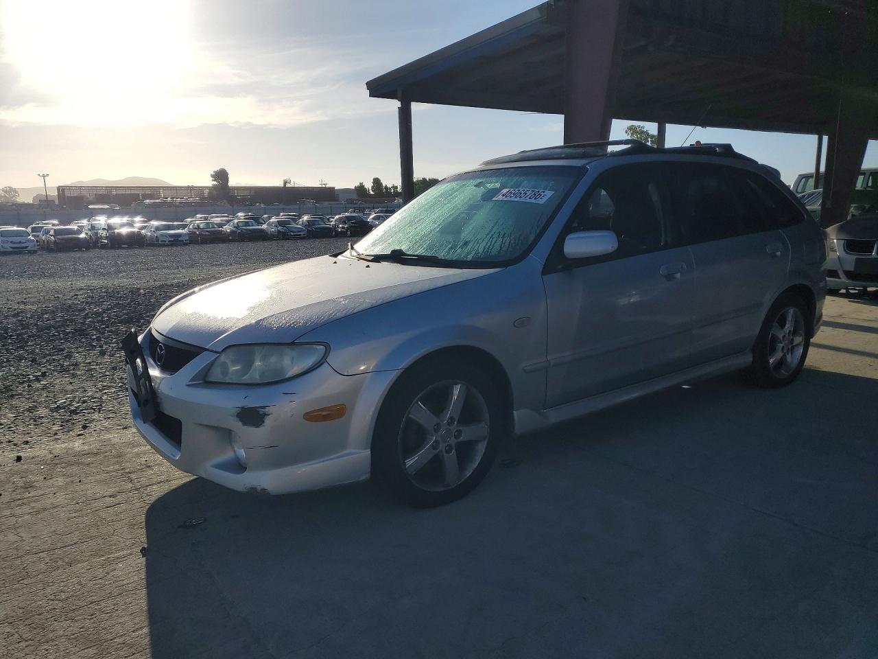2002 Mazda Protege VIN JM1BJ246321636098 photo 1