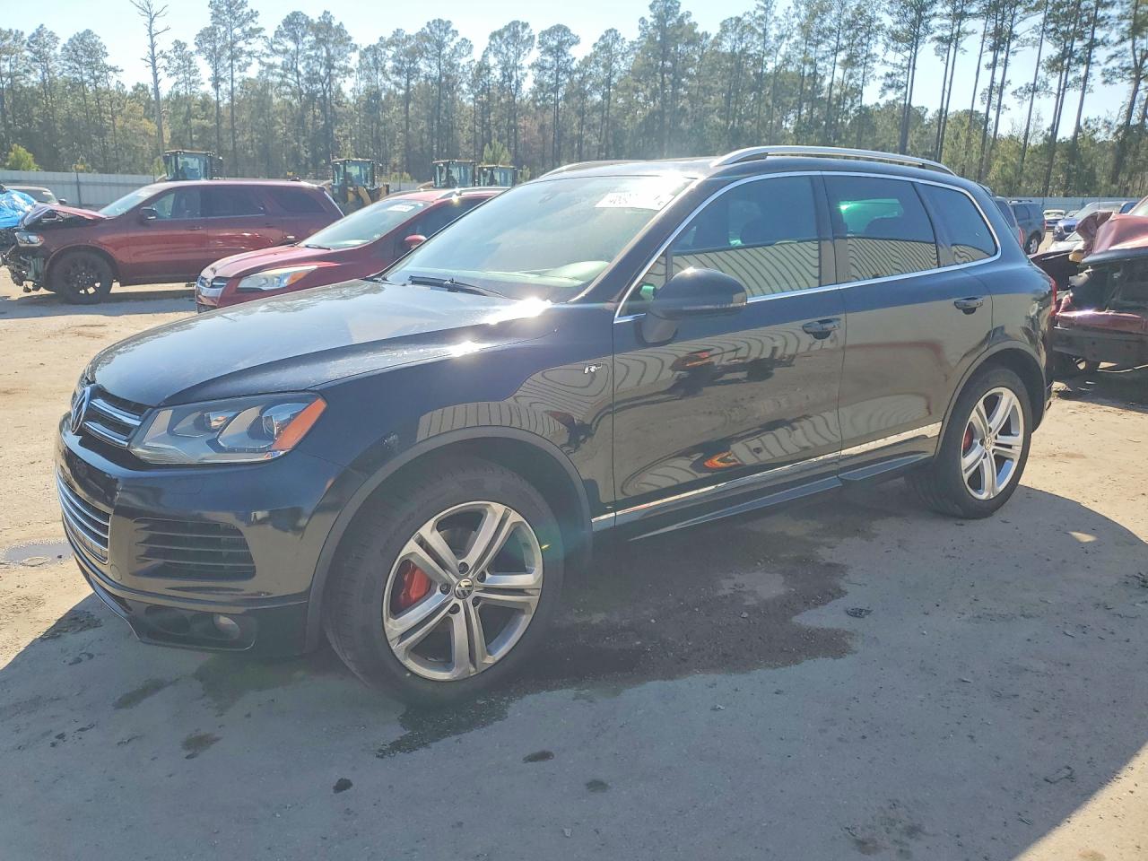 2014 Volkswagen Touareg td VIN WVGDP9BPXED007867 photo 1