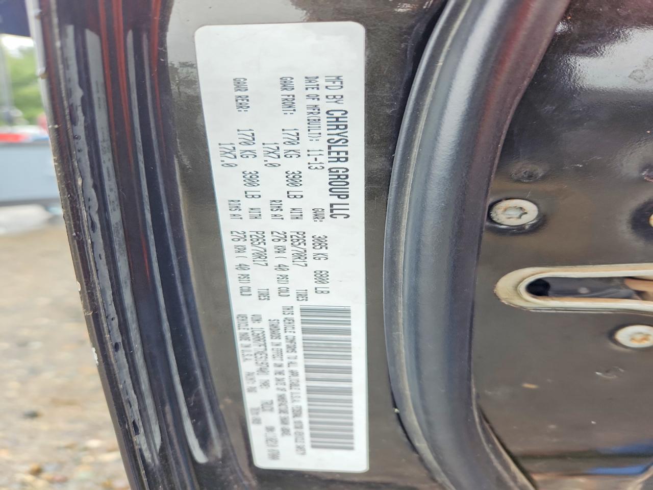 2014 Ram 1500 VIN 1C6RR7FTXES197401 photo 12