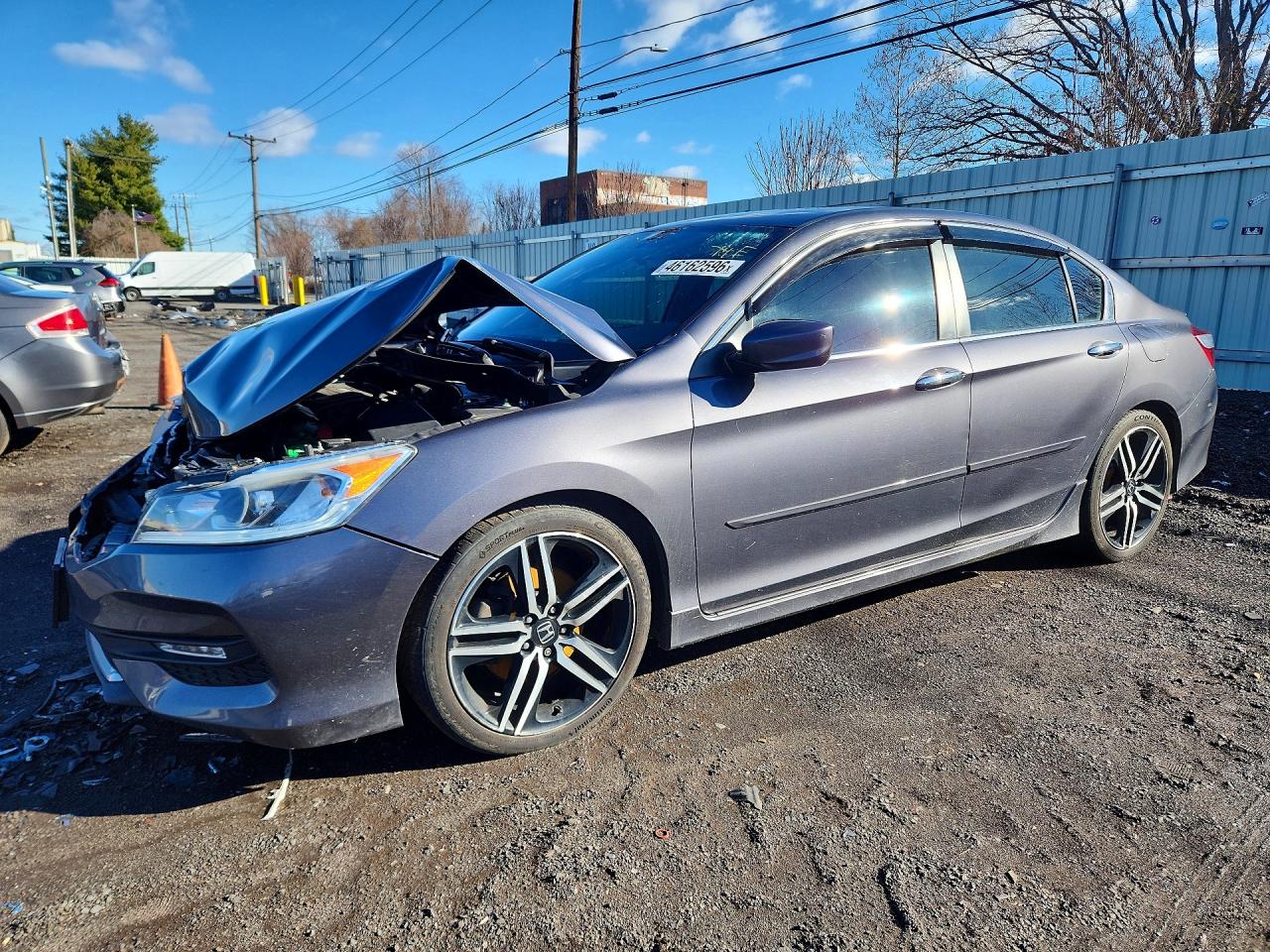 2017 Honda Accord VIN 1HGCR2F15HA015955 photo 1