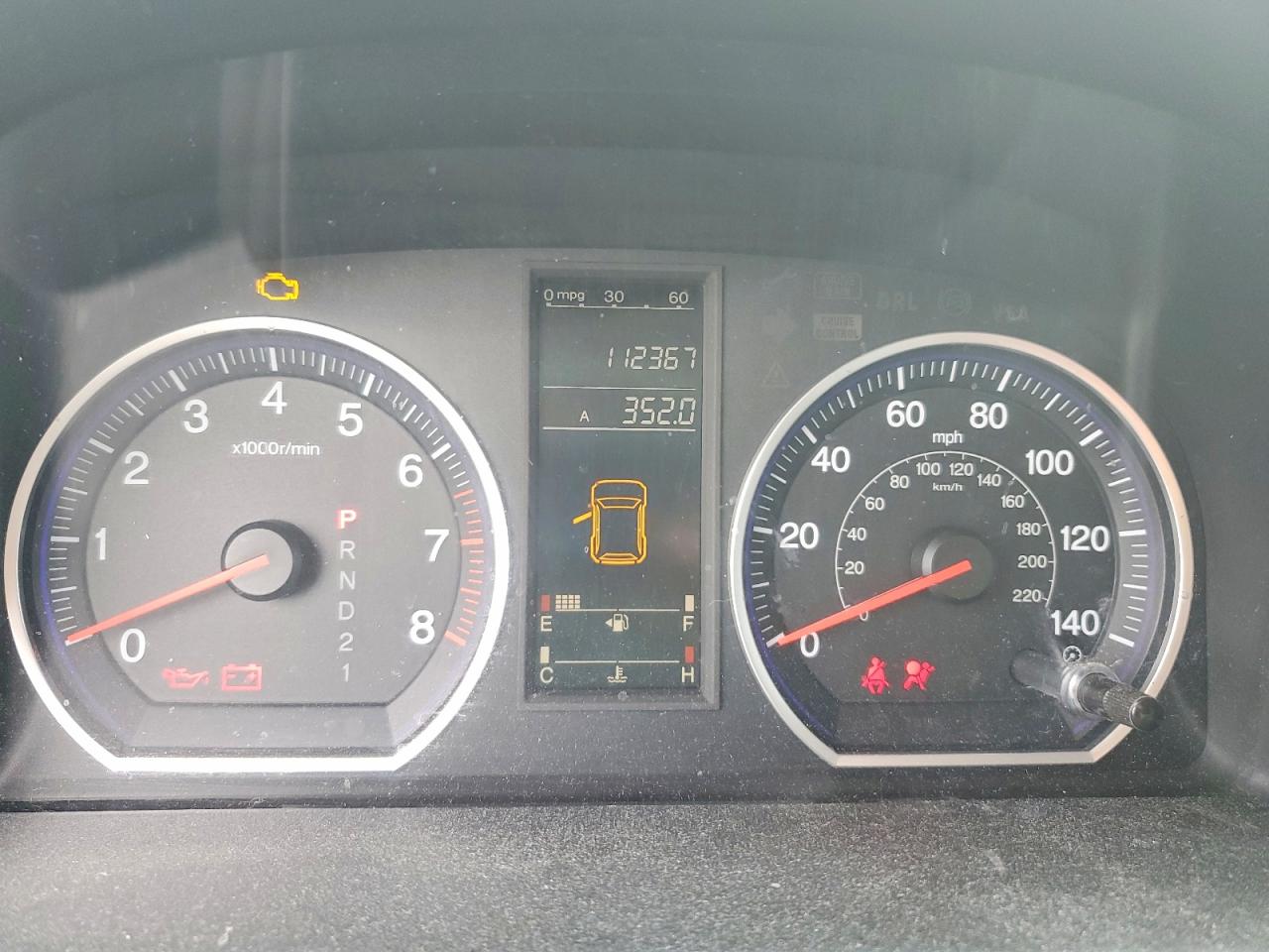 2009 Honda Crv VIN 5J6RE38389L004862 photo 9