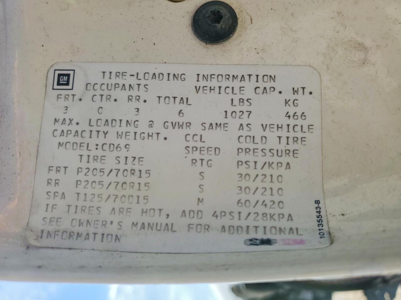 1993 Cadillac Deville VIN 1G6CD53B7P4326427 photo 12