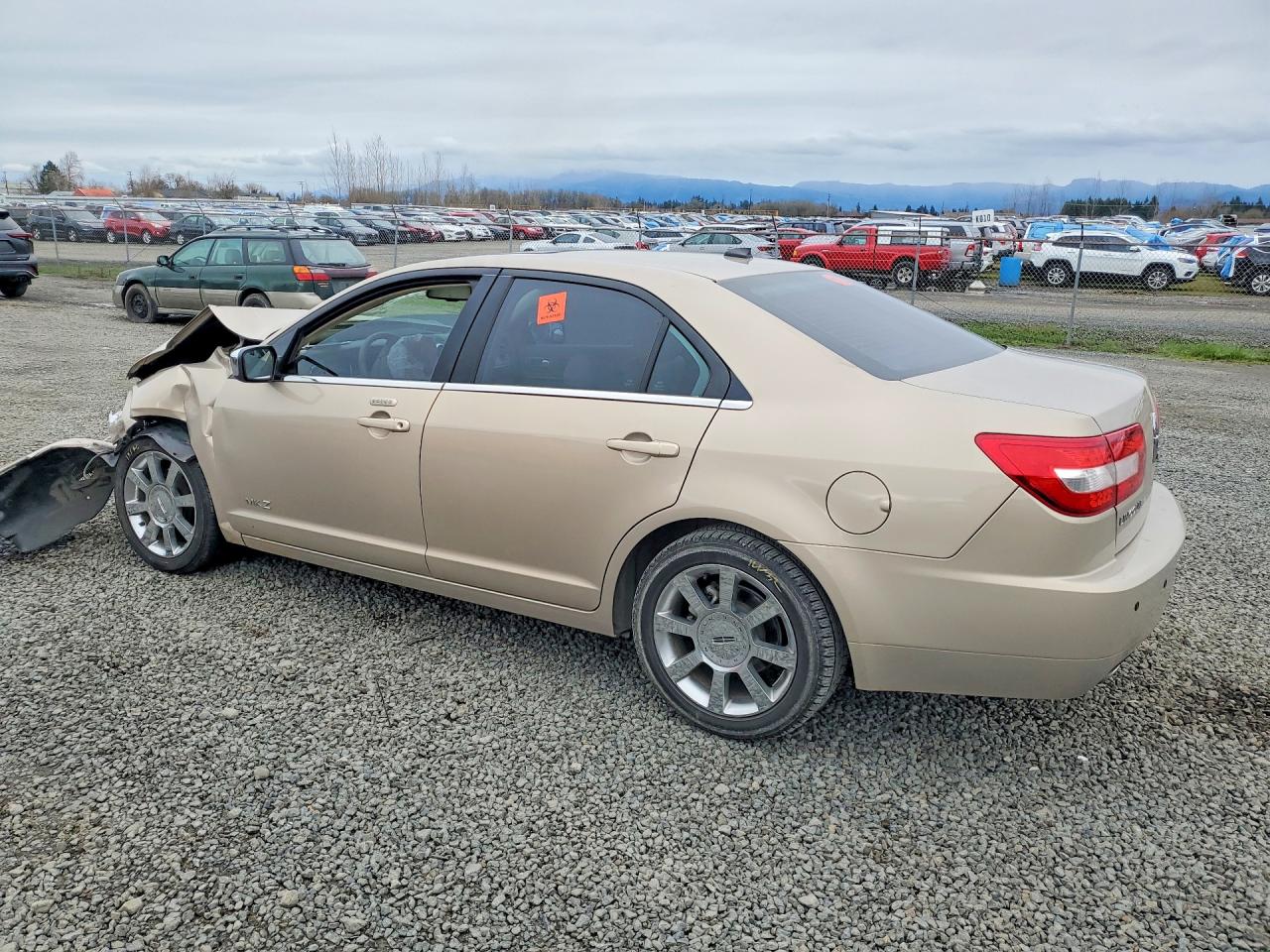2007 LINCOLN Mkz VIN 3LNHM26T87R664511 photo 2