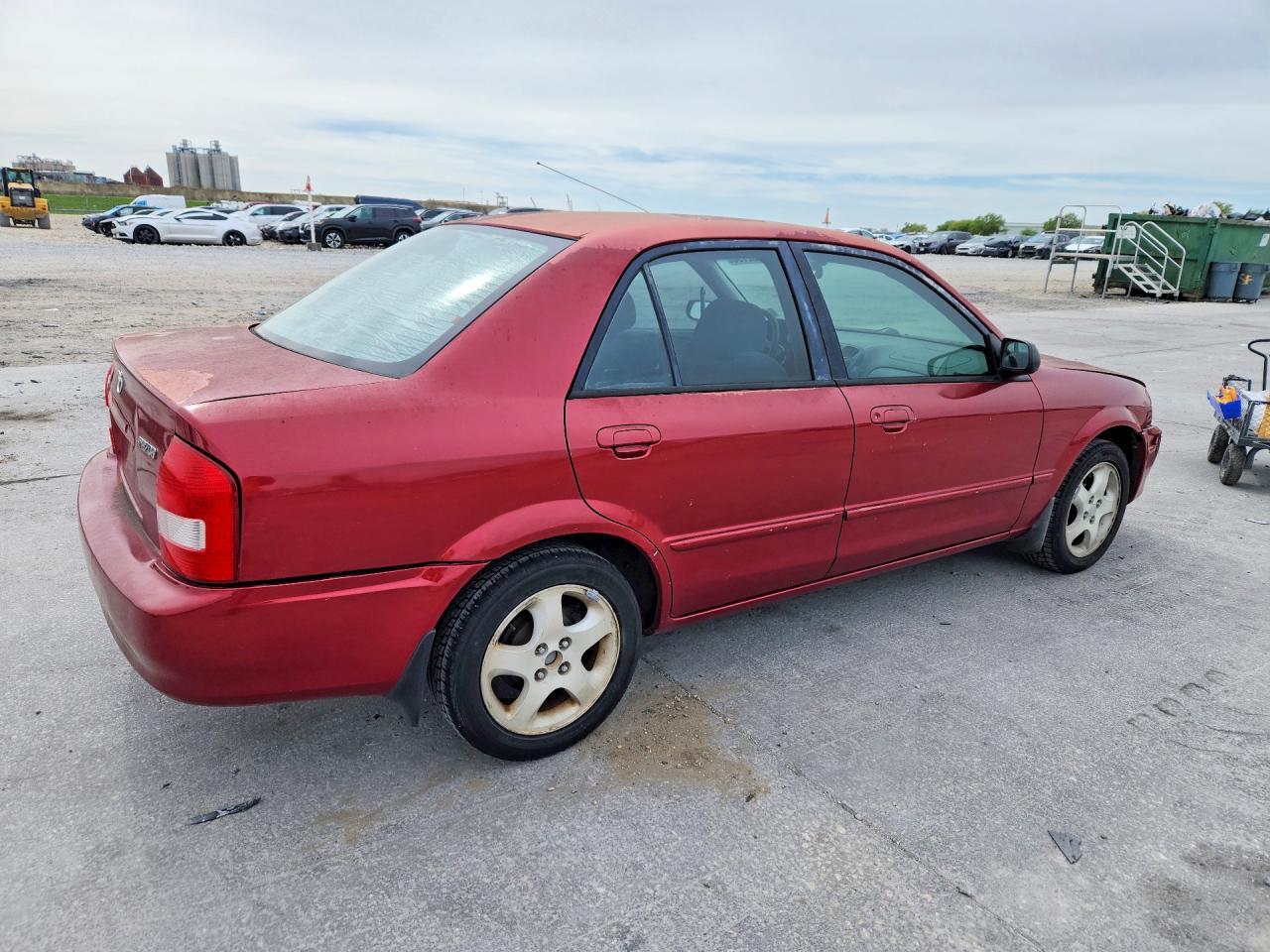 1999 Mazda Protege VIN JM1BJ2216X0183504 photo 3