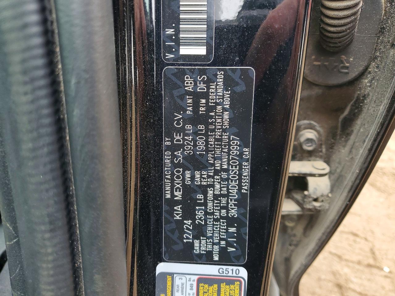 2025 Kia All other VIN 3KPFU4DE0SE079997 photo 12