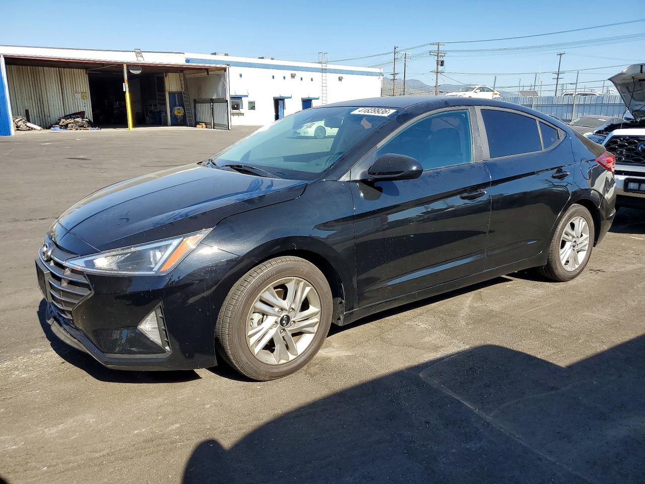 2019 Hyundai Elantra VIN KMHD84LF1KU843486 photo 1