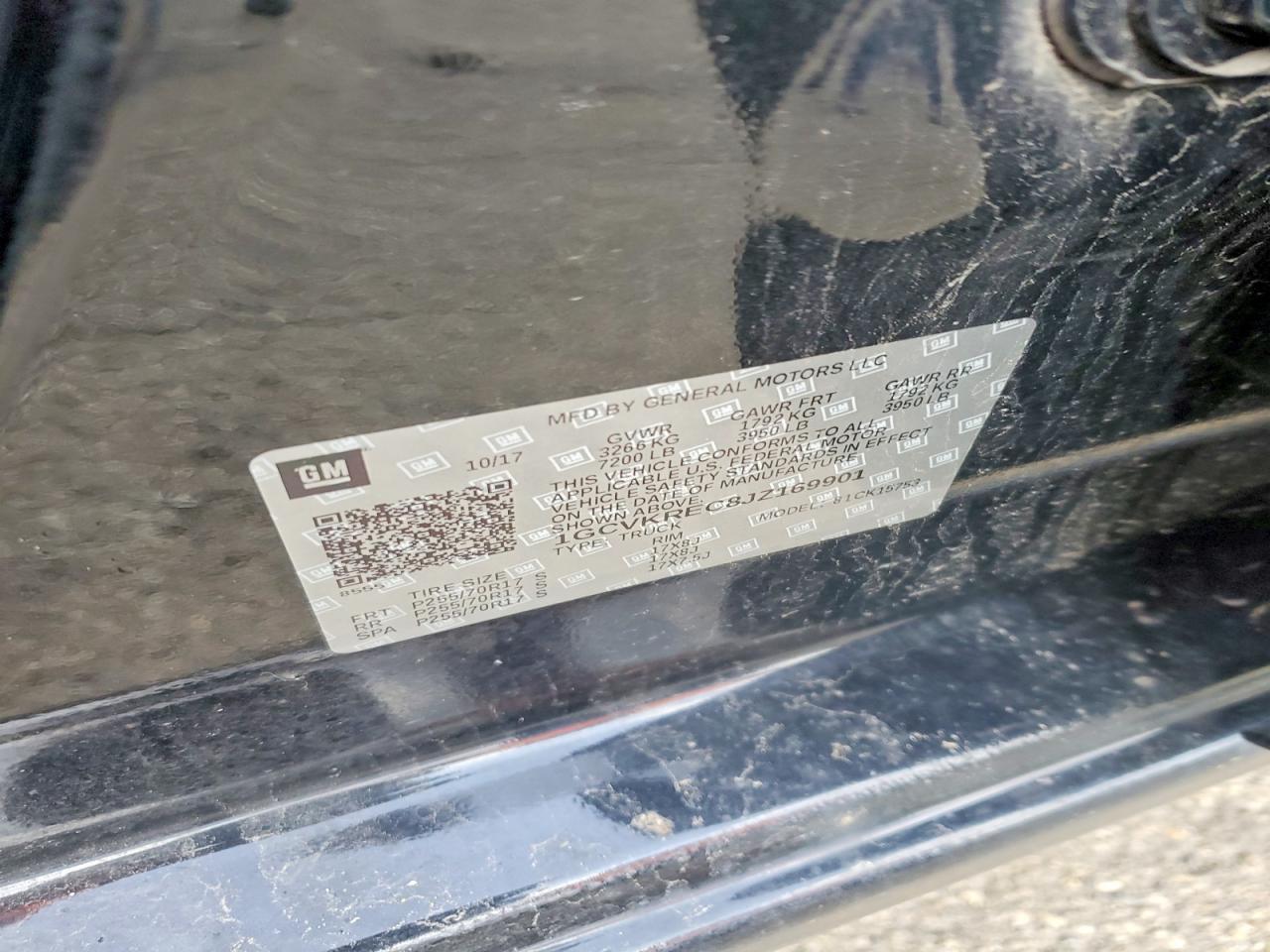2018 Chev Silverado VIN 1GCVKREC8JZ169901 photo 12